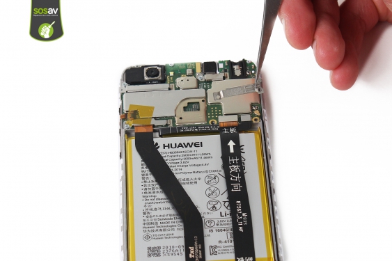 Guide photos remplacement connecteur de charge Huawei Y6 2018 (Etape 7 - image 3)