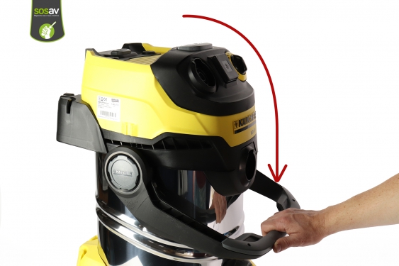 Guide photos remplacement sac à poussière Aspirateur Karcher WD 6 P Premium (Etape 5 - image 2)