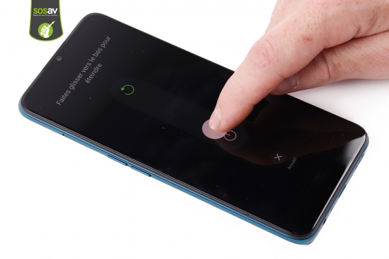 Guide photos remplacement haut-parleur interne Oppo A9 (2020) (Etape 1 - image 2)