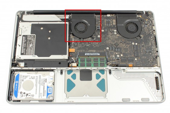 Guide photos remplacement ventilateur gauche MacBook Pro 15" Fin 2008 - Début 2009 (Modèle A1286 - EMC 2255) (Etape 9 - image 1)