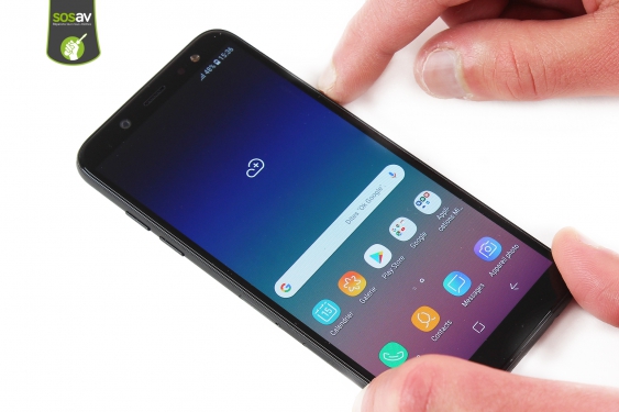 Guide photos remplacement caméra avant Galaxy A6 (2018) (Etape 1 - image 1)