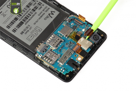 Guide photos remplacement nappe de liaison connecteur de charge Wiko Rainbow Lite 4G  (Etape 13 - image 4)