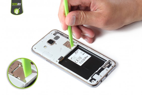 Guide photos remplacement bouton power Samsung Galaxy J5 2015 (Etape 8 - image 1)