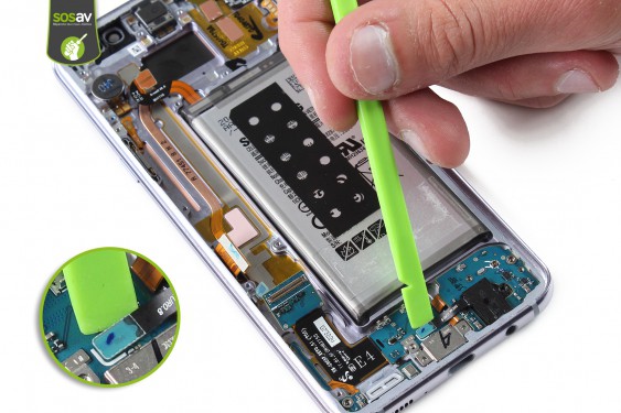 Guide photos remplacement connecteur de charge Samsung Galaxy S8+ (Etape 27 - image 1)