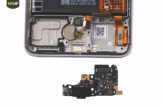 Guide photos remplacement connecteur de charge Redmi Note 14 (Etape 7 - image 3)