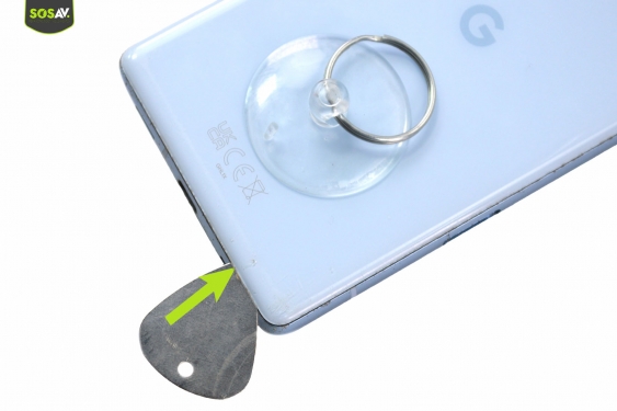 Guide photos remplacement batterie Google Pixel 7A (Etape 3 - image 1)