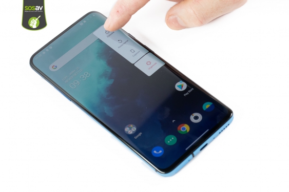 Guide photos remplacement haut-parleur externe OnePlus 7T Pro (Etape 1 - image 2)