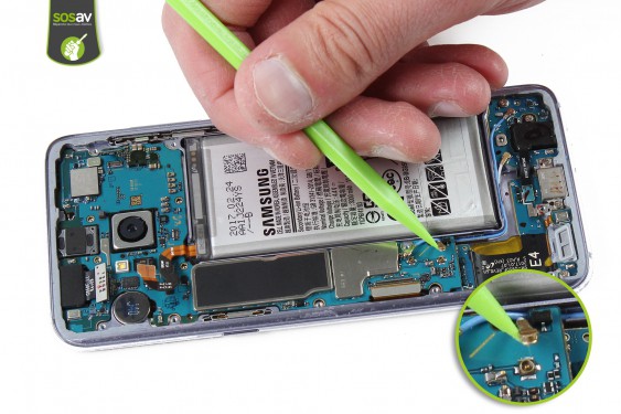 Guide photos remplacement connecteur de charge Samsung Galaxy S8  (Etape 17 - image 4)
