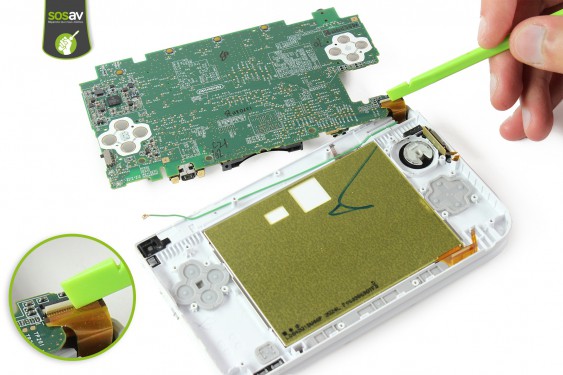 Guide photos remplacement antenne wifi Nintendo 3DS XL (Etape 32 - image 2)