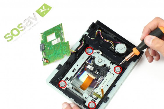 Guide photos remplacement nappe lentille laser Xbox 360 S (Etape 46 - image 1)