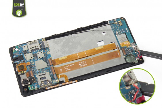 Guide photos remplacement connecteur de charge Wiko Pulp 4G (Etape 13 - image 1)