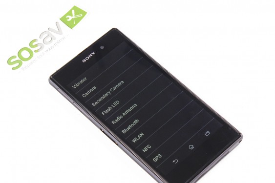 Guide photos remplacement menu caché / menu de test Xperia Z1 (Etape 4 - image 1)