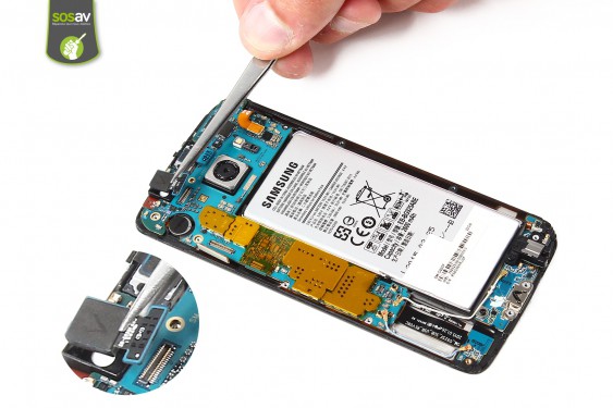 Guide photos remplacement vibreur Samsung Galaxy S6 Edge (Etape 9 - image 3)
