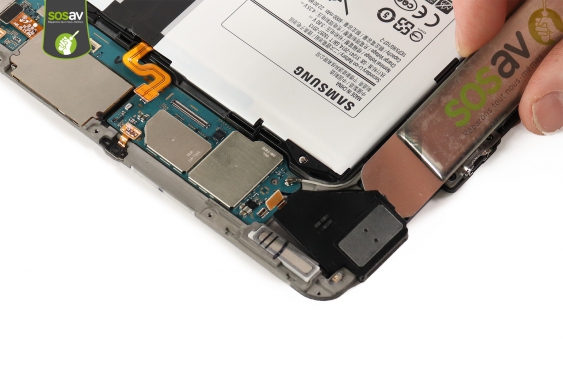 Guide photos remplacement haut-parleur bas gauche Galaxy Tab S3 9.7 (Etape 16 - image 3)
