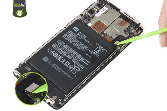 Guide photos remplacement connecteur de charge Redmi Note 5 (Etape 10 - image 2)