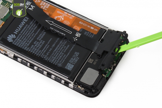 Guide photos remplacement nappe de liaison connecteur de charge Huawei P Smart 2019 (Etape 11 - image 3)