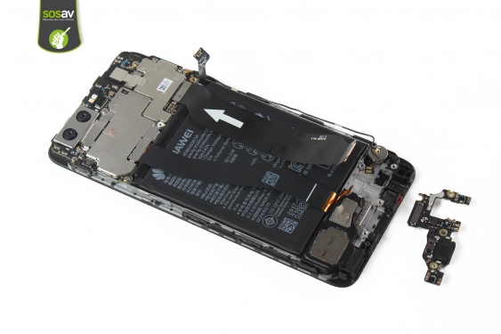 Guide photos remplacement connecteur de charge Huawei P10 (Etape 20 - image 1)