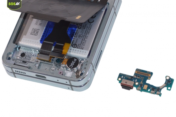 Guide photos remplacement connecteur de charge Galaxy Z Flip5 (Etape 11 - image 5)