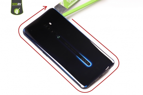 Guide photos remplacement coque arrière Oppo Reno 2 (Etape 3 - image 2)