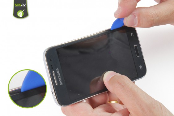 Guide photos remplacement vitre tactile / lcd Samsung Galaxy Core Prime (Etape 9 - image 2)