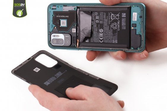 Guide photos remplacement face arrière Redmi Note 10 5G (Etape 4 - image 3)