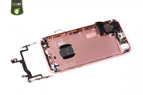 Guide photos remplacement nappe power, vibreur, volume, flash et micro externe iPhone 6S (Etape 37 - image 1)