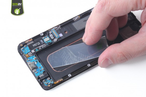 Guide photos remplacement connecteur de charge Samsung Galaxy S6 Edge + (Etape 26 - image 3)