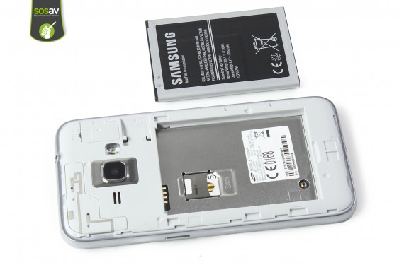 Guide photos remplacement batterie Galaxy J1 2016 (Etape 5 - image 1)