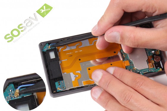 Guide photos remplacement haut-parleur externe Xperia Z1 (Etape 9 - image 1)