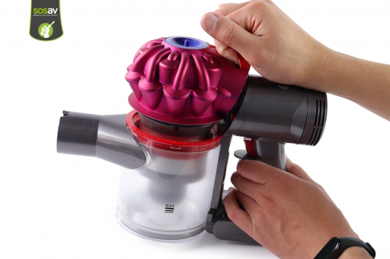 Guide photos remplacement moteur Aspirateur Dyson V7 Trigger (Etape 4 - image 2)