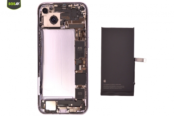Guide photos remplacement batterie iPhone 14 Plus (Etape 6 - image 4)