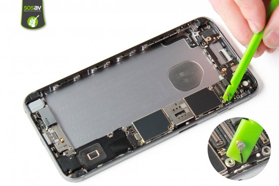 Guide photos remplacement nappe power / flash / micro externe iPhone 6S Plus (Etape 30 - image 3)
