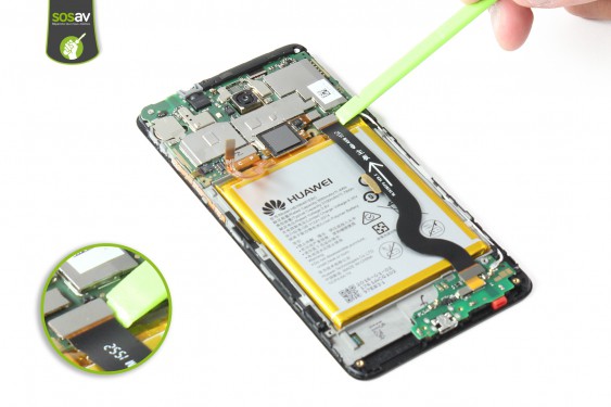 Guide photos remplacement nappe de liaison connecteur de charge  (Etape 17 - image 1)