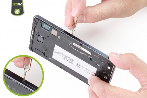 Guide photos remplacement câble coaxial bas Samsung Galaxy A5 (Etape 19 - image 2)