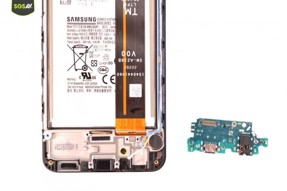 Guide photos remplacement connecteur de charge Galaxy A23 (5G) (Etape 8 - image 2)