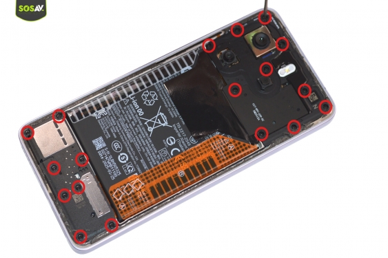 Guide photos remplacement connecteur de charge Redmi Note 14 (Etape 4 - image 1)