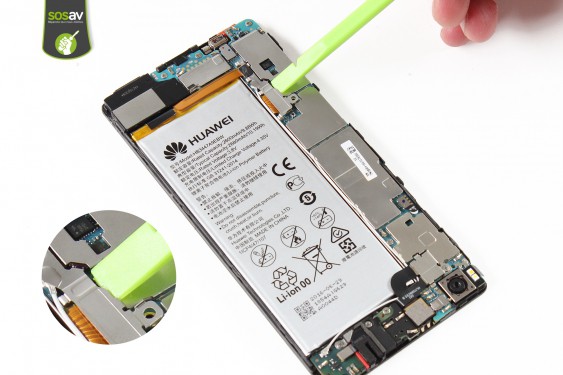 Guide photos remplacement haut-parleur interne Huawei P8 (Etape 9 - image 1)