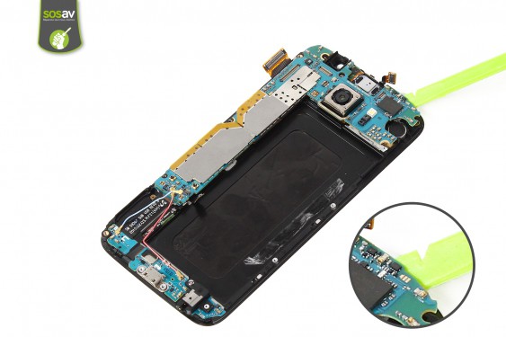 Guide photos remplacement haut-parleur interne/led infrarouge Samsung Galaxy S6 (Etape 14 - image 3)