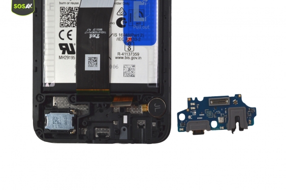 Guide photos remplacement connecteur de charge Galaxy A05s (Etape 7 - image 4)