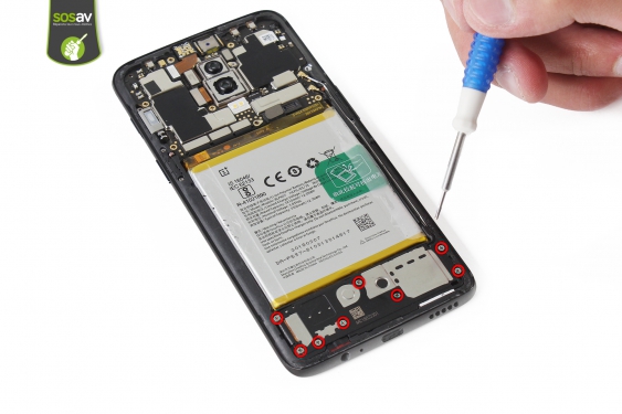 Guide photos remplacement connecteur de charge OnePlus 6 (Etape 11 - image 1)