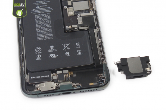 Guide photos remplacement haut-parleur externe iPhone 11 Pro Max (Etape 12 - image 1)