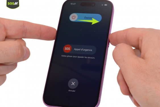 Guide photos remplacement batterie iPhone 16 (Etape 1 - image 2)