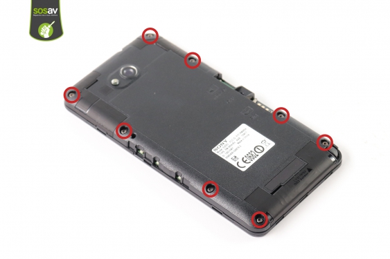 Guide photos remplacement batterie Xperia E4G (Etape 4 - image 1)
