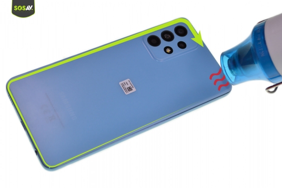 Guide photos remplacement batterie Galaxy A52 (Etape 2 - image 2)
