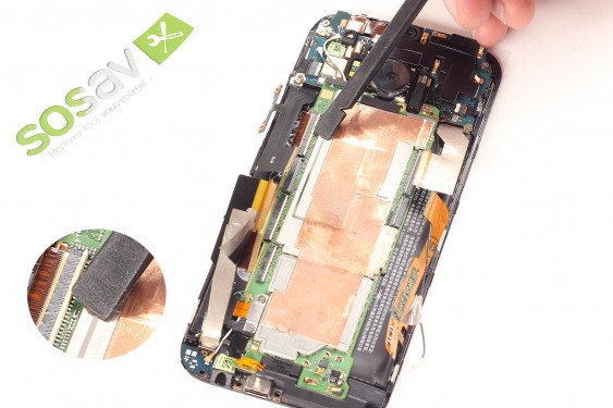 Guide photos remplacement nappe de liaision principale de la carte fille HTC one M8 (Etape 17 - image 2)