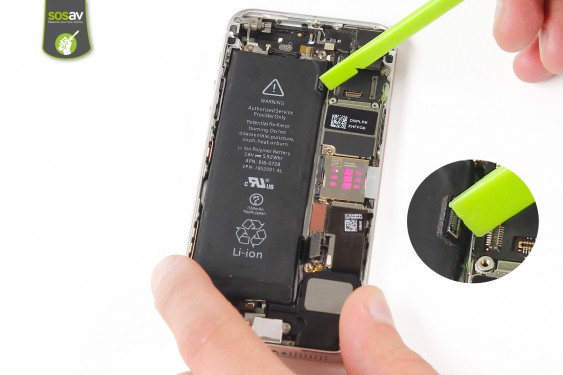 Guide photos remplacement nappe power, vibreur & volume iPhone 5S (Etape 12 - image 2)