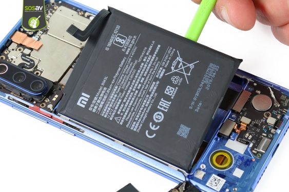 Guide photos remplacement nappe de liaison connecteur de charge Xiaomi Mi 9 (Etape 12 - image 2)