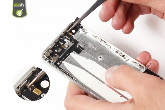 Guide photos remplacement nappe power, vibreur & volume iPhone 5S (Etape 25 - image 1)