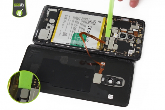 Guide photos remplacement capteur d'empreintes OnePlus 6 (Etape 10 - image 1)