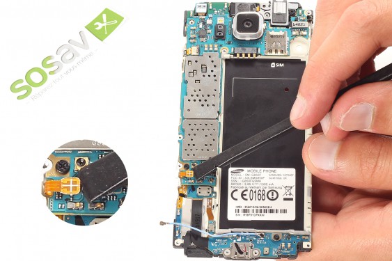 Guide photos remplacement antenne wifi Samsung Galaxy Alpha (Etape 13 - image 3)